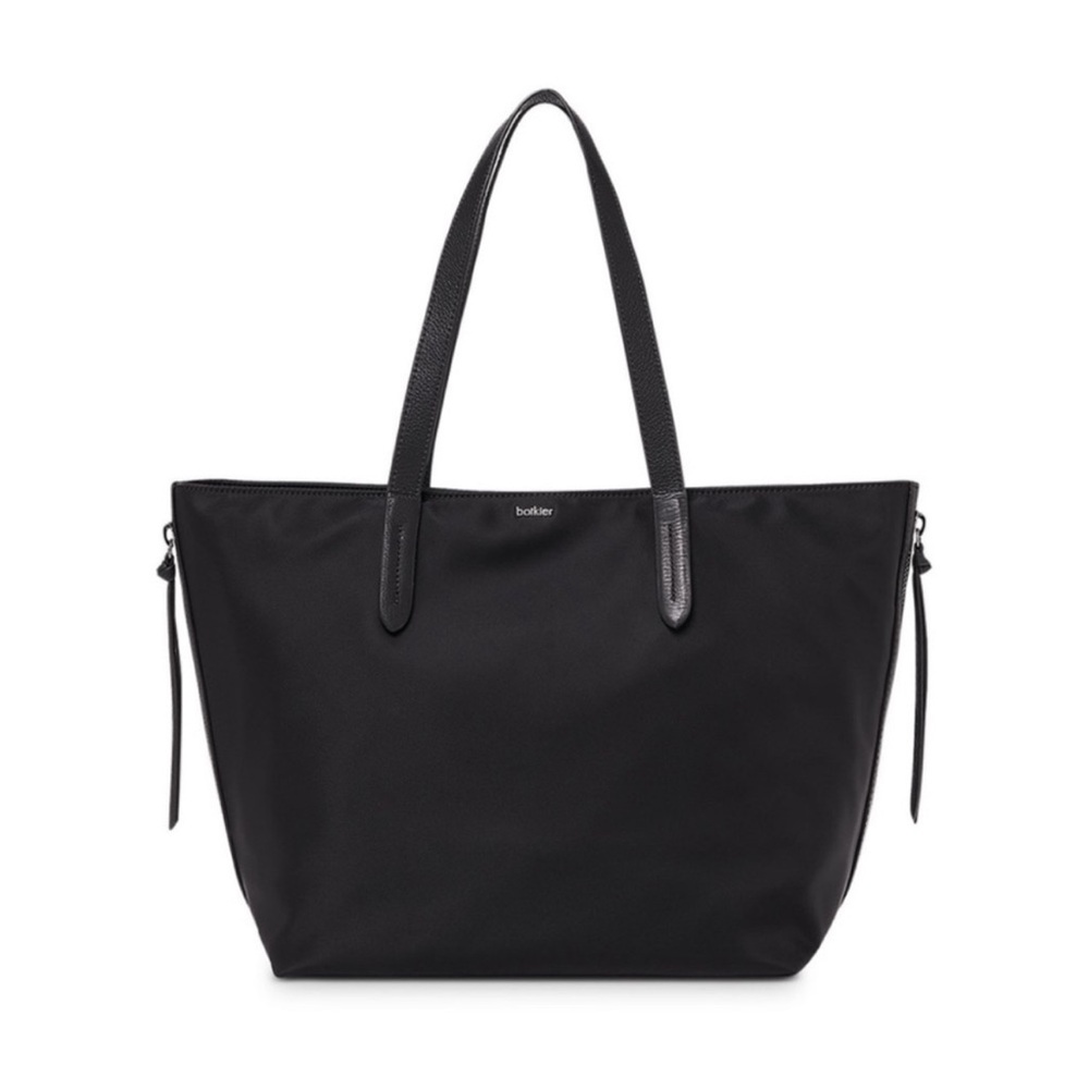 Botkier Medium Black Nylon Zip Tote Bag